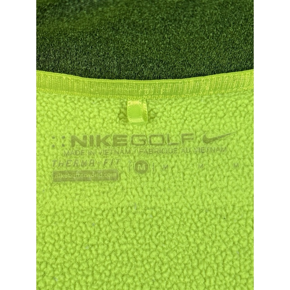 Nike Golf Therma Fit Pullover Womens Medium 1/2 Zip 685282-702 Green Long Sleeve - Picture 2 of 13